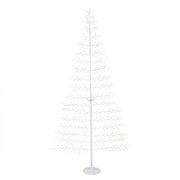 Albero Conico 2D Tiglio H210 cm 348 MicroLED B Caldo FlashLED IP44