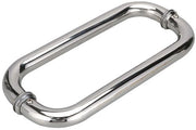 Maniglia di apertura porta 12 pollici - Maniglia a doppia faccia con tirante - In acciaio inossidabile - Regolabile - Anticorrosivo - Finitura elegante - Maniglia di apertura porta