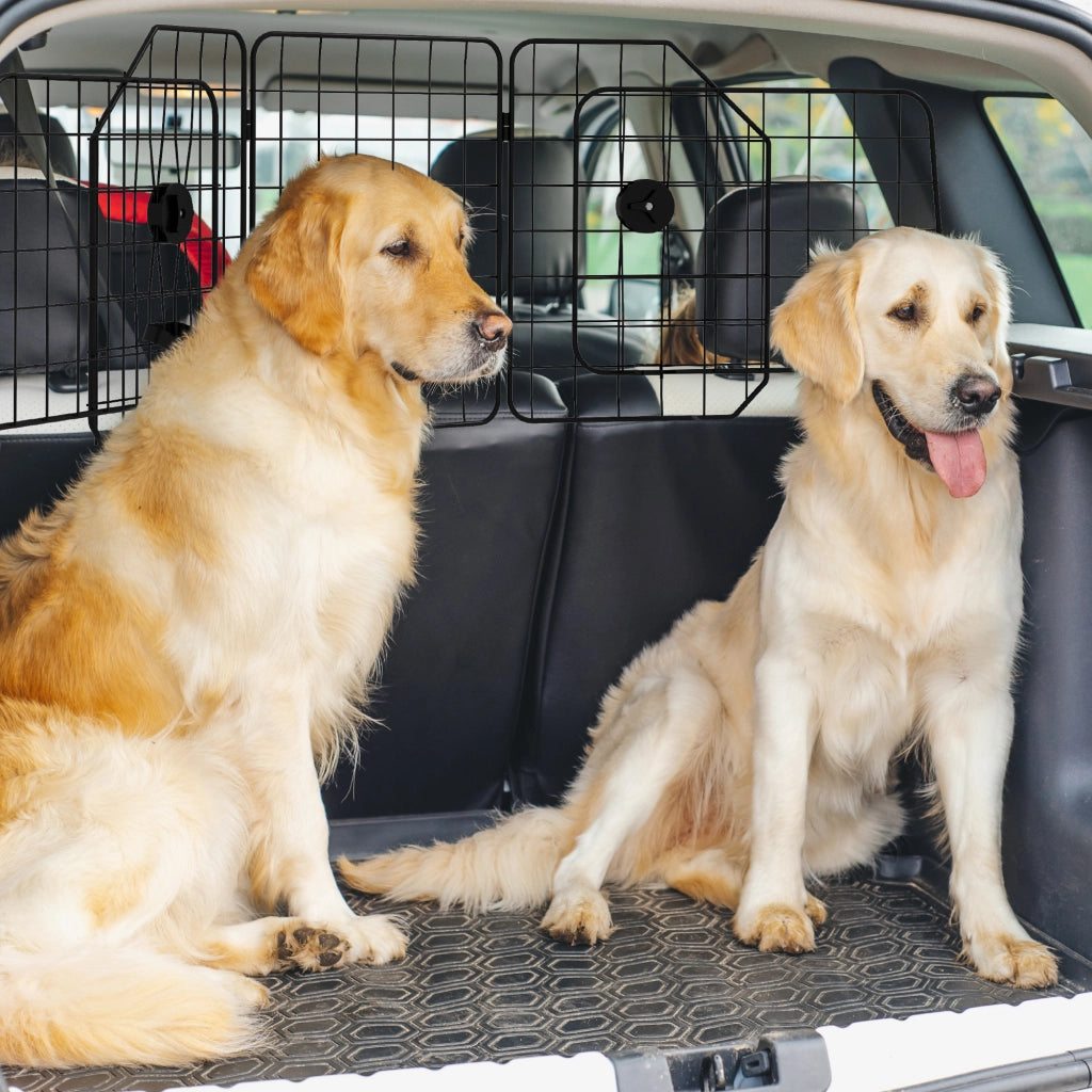 Divisorio Auto per Cani ¨C Minimal ¨C Nero, 93-150x42cm