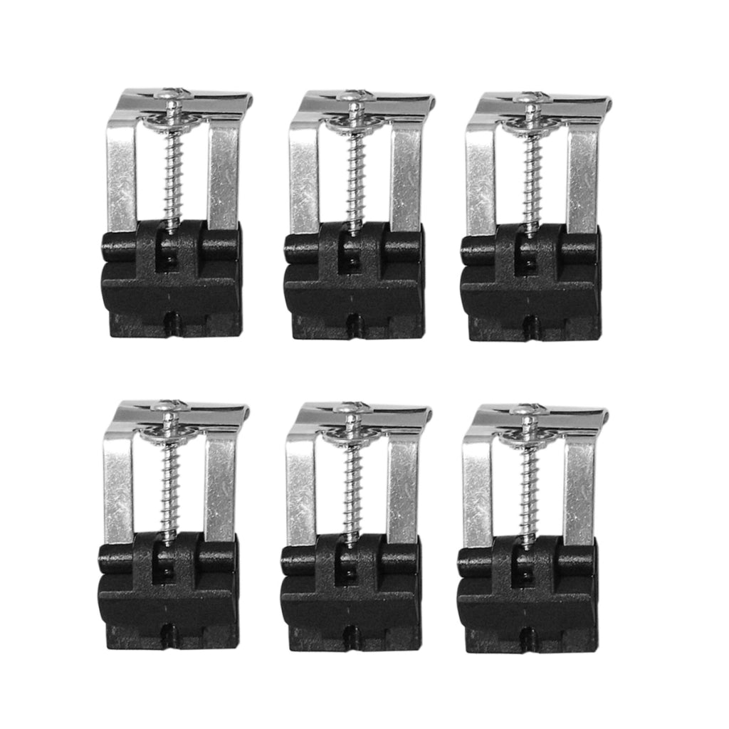 6 PZ GANCI PER FISSAGGIO LAVELLO INOX- APELL- pezzi 1