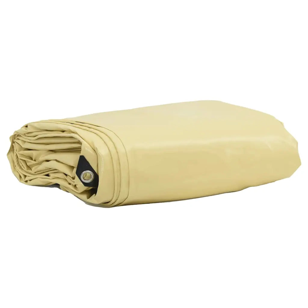 Telo 650g / m² Beige 2,5 x 4,5 m Tela con rivestimento in PVC 42017749