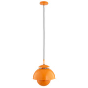 Lampada a sospensione moderna arancione E27 15W RUNO
