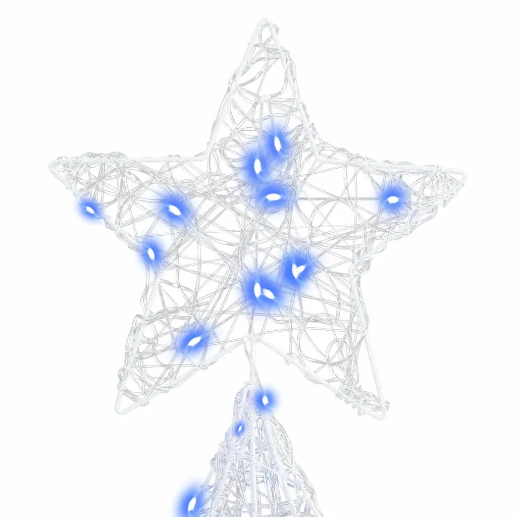 Albero di Natale con 240 LED Blu 180 cm Acrilico 42018983