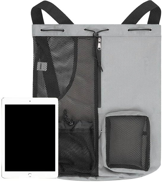 Borsa Sportiva Impermeabile - Trolley per Bagni con Compartimento Umidità/Siccità - Progettata come Zaino - Chiusura a Cilindro - Fessura per Bottiglia d'Acqua - Cinture Robuste