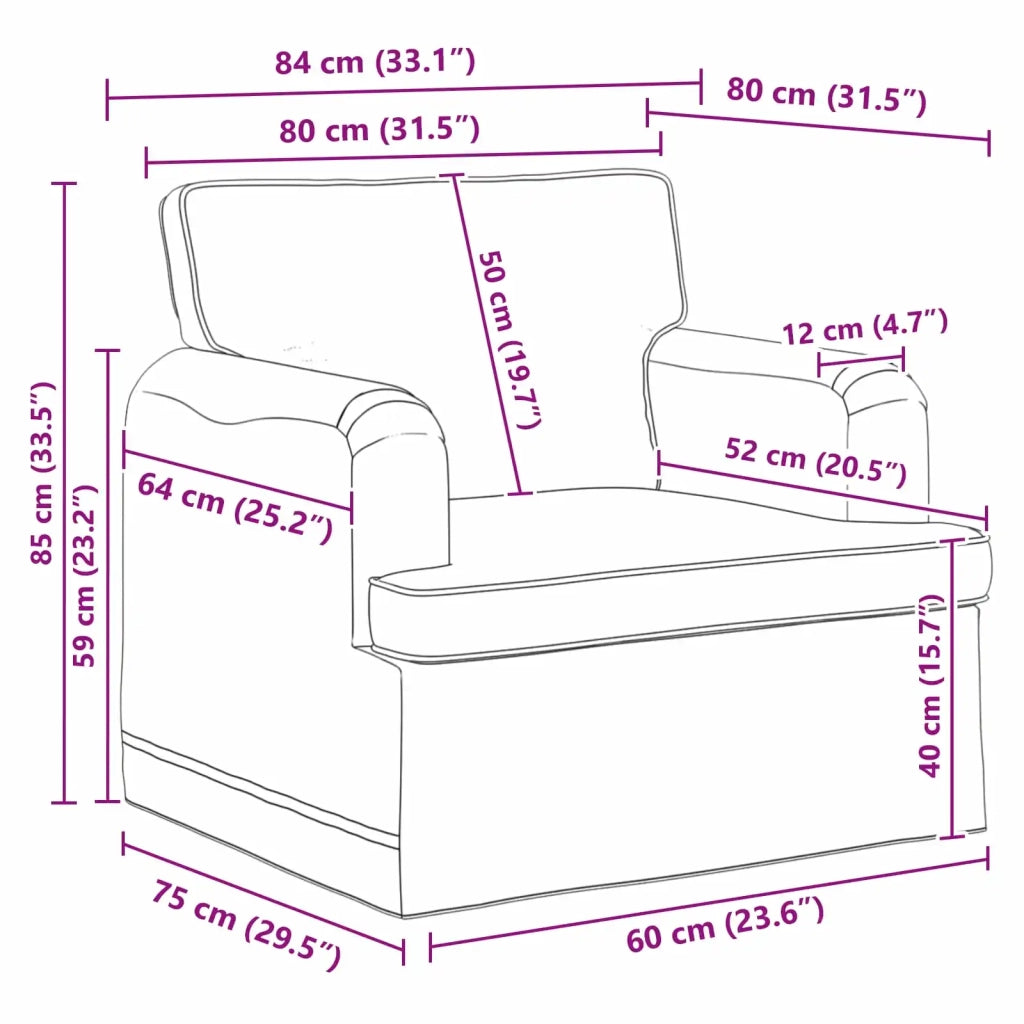 Set di divani 2 pcs Blu 201 x 80 x 85 cm Tessuto 3407610