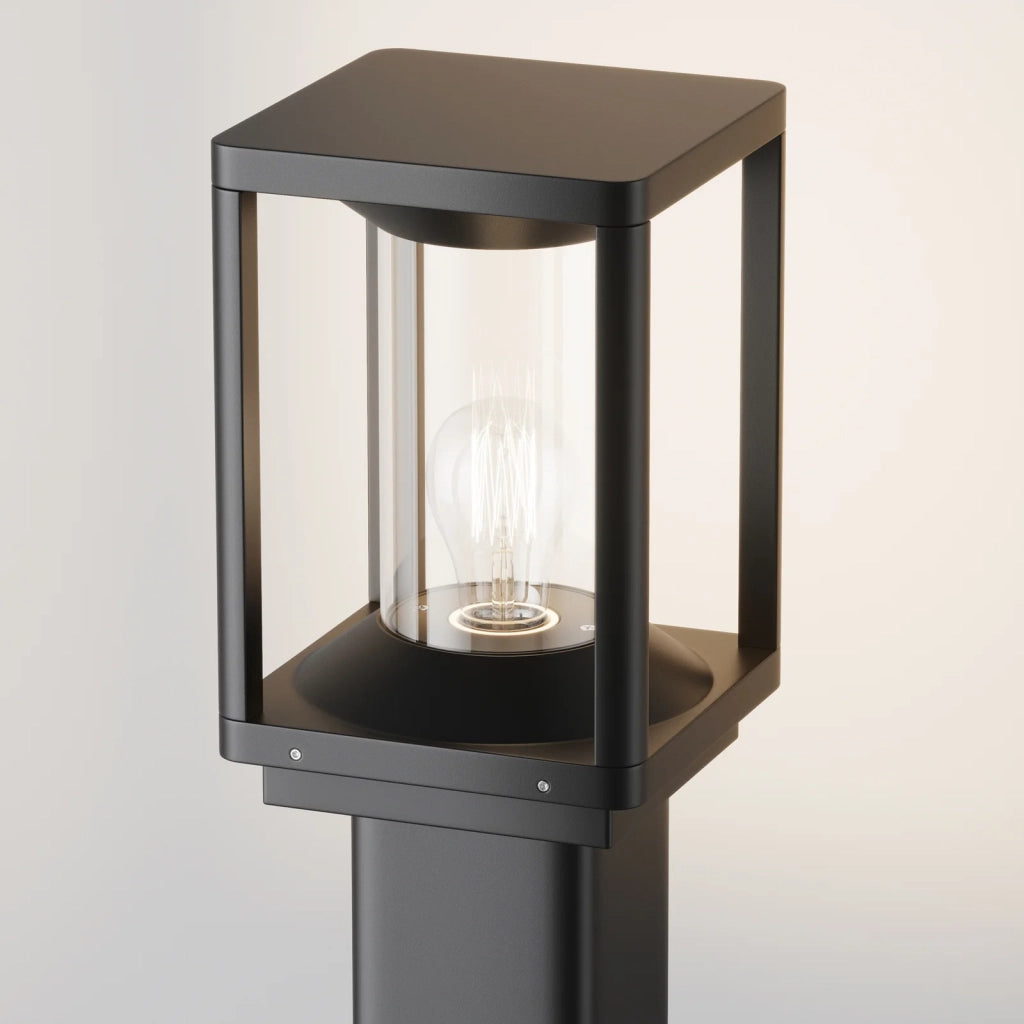 Maytoni lampada da terra moderna Cell 1 luce E27 IP54 grafite alluminio diffusore termoplastica
