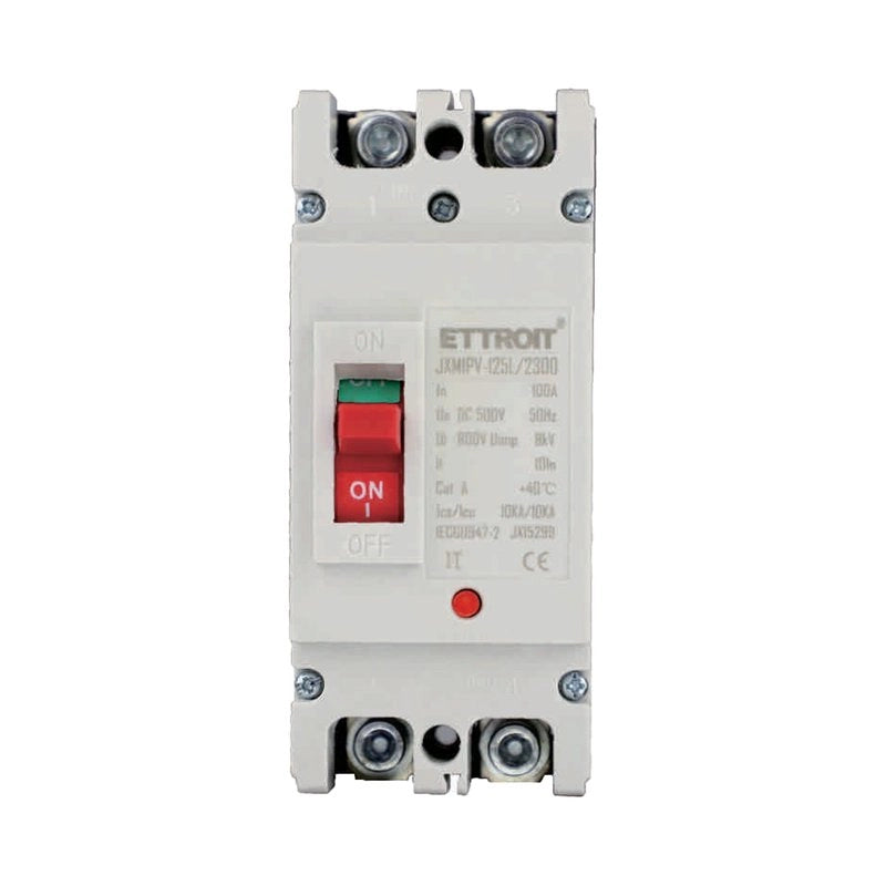 MCCB Interruttori Scatolati Magnetotermici DC Fotovoltaico 2P 10kA 100A DC 500V IP20 IEC60947-2