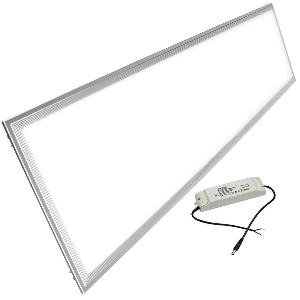 Trade Shop - Pannello Led 120x30 40w Rettangolare Plafoniera Led 120x30cm Luce Bianca E Calda - -bianco Naturale      -