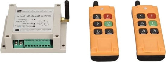 6 Canali Universale Comando a Radio a Distanza Relè 433 MHz 12 V DC