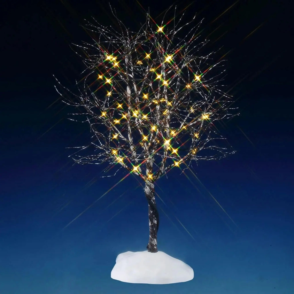 Albero di butternut con luci 24.3x13x12.3 cm