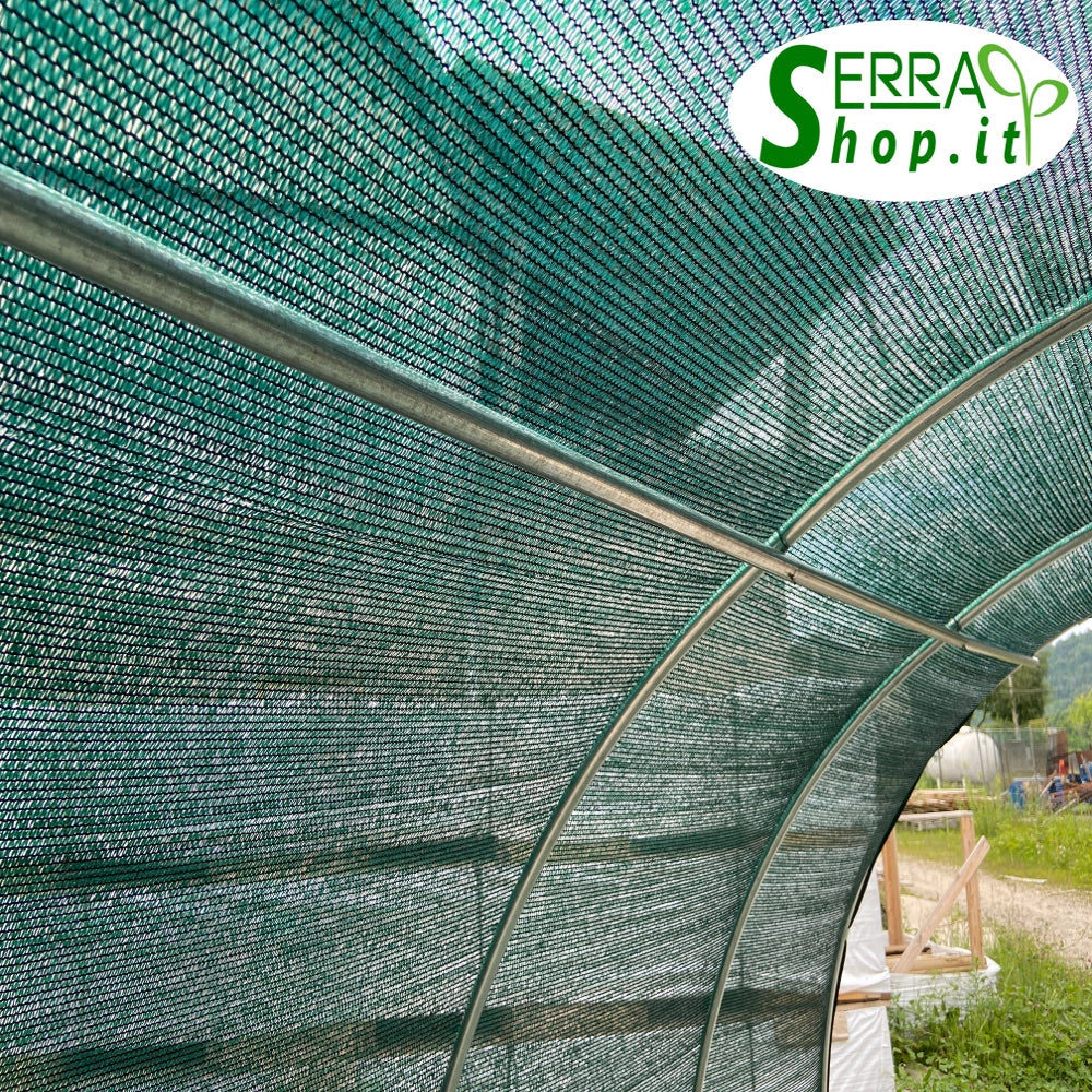 Serra Tunnel Easy SOL 3,5x12m con rete ombreggiante