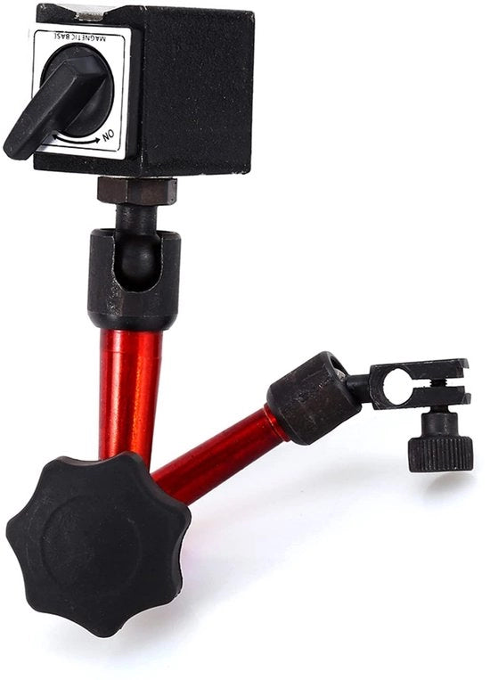 Base Magnetica Miniaturizzabile - Base Magnetica Regolabile - Supporto per Livello Digitale - Strumento di Indicazione di Test con Dial con Standard