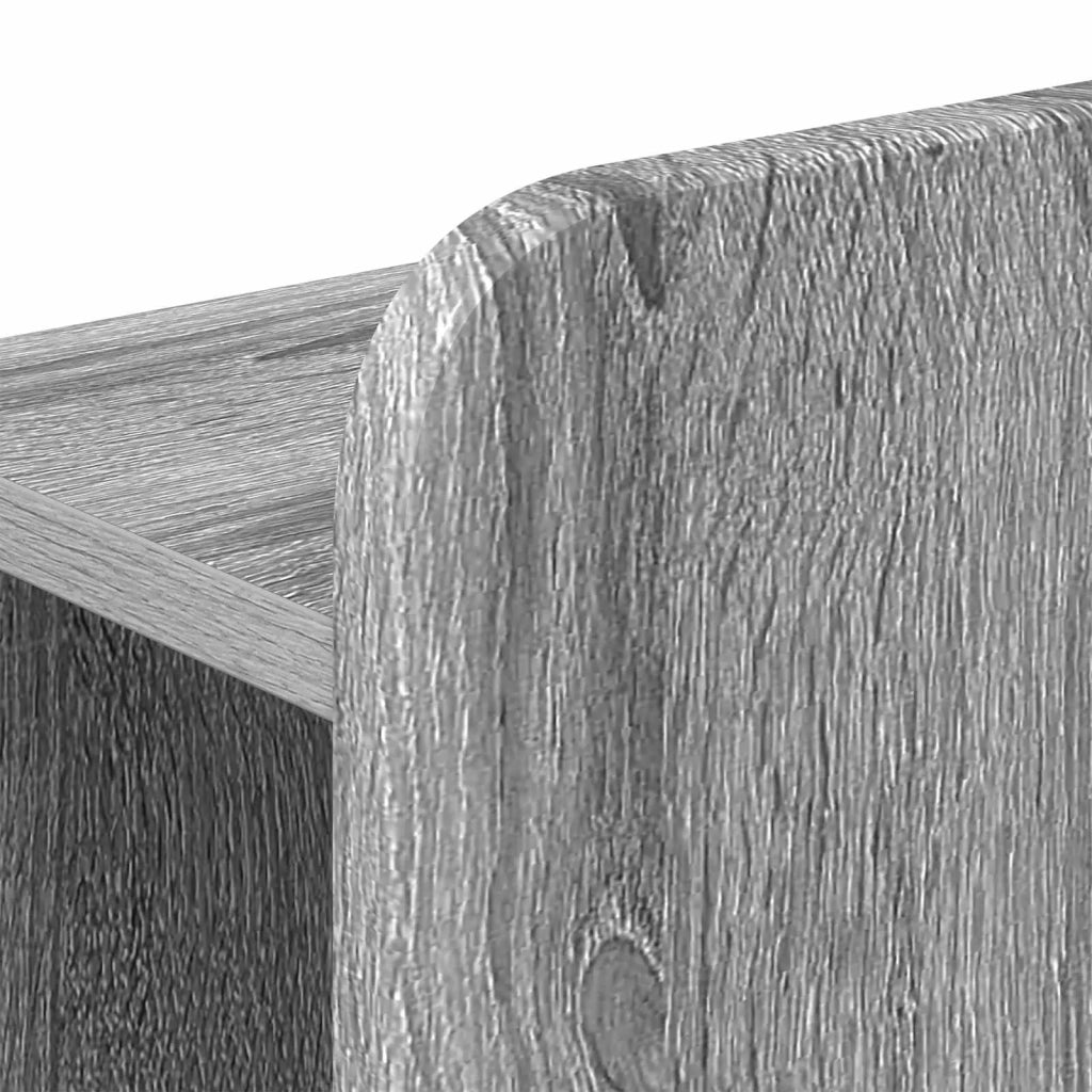 Struttura del letto con stoccaggio e testata Sonoma grigio 3433921