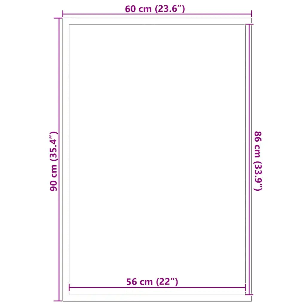 Zerbino | Tappetino Blu 60x90 cm