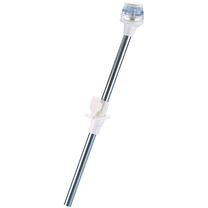 ASTA A SCOMPARSA CON FANALE 360° ANCHOR LIGHT WHITE CASE