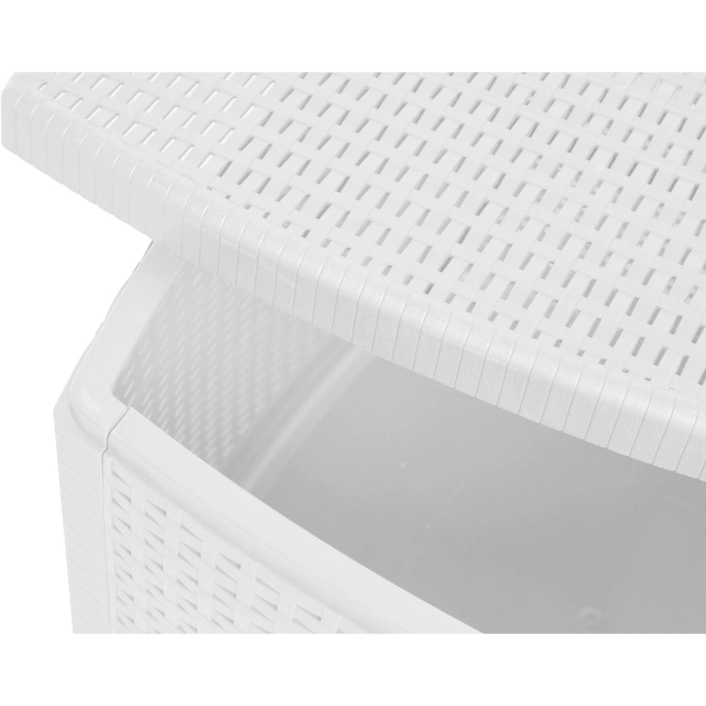 Akane, Tavolino da Esterno 2 Posti, 53x53x40h cm Bianco