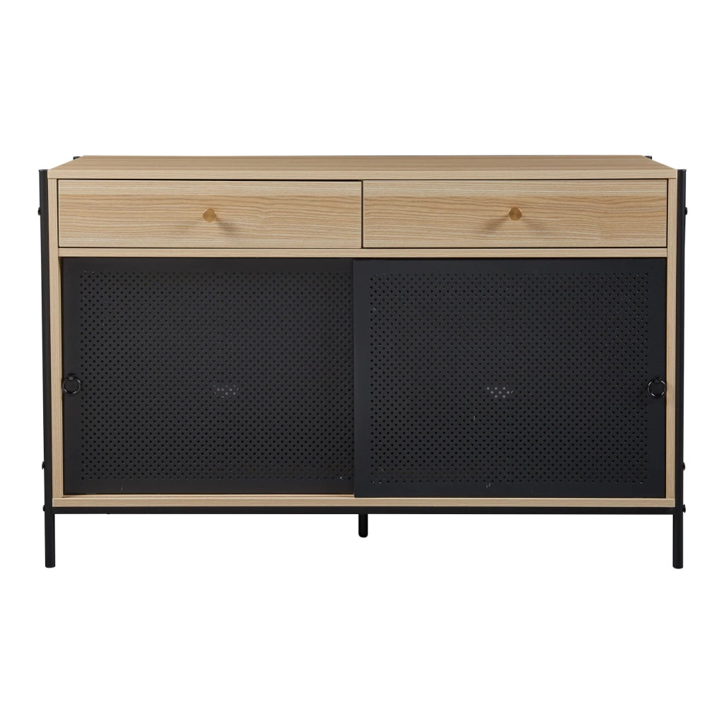 Mobile porta TV mobile porta TV per soggiorno mensola 120 x 40 x 75 cm effetto rovere nero 03_0010099