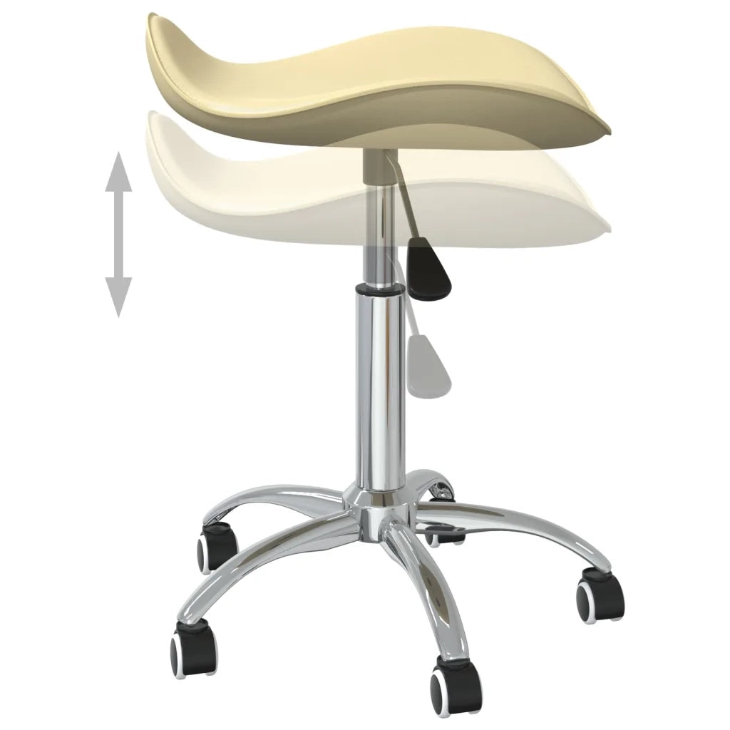 Sgabello da Salone Spa Crema in Similpelle 323687