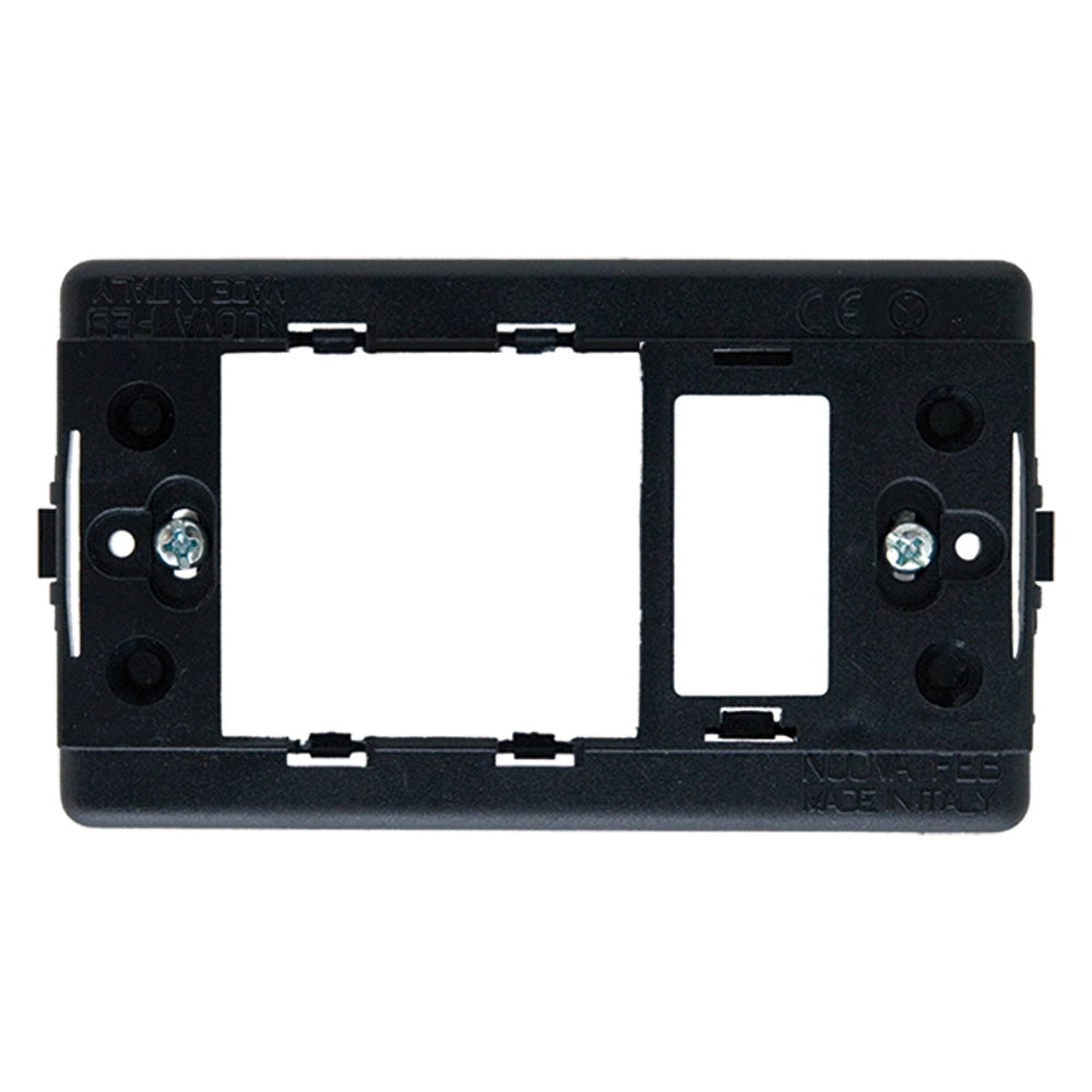 10pz supporto per serie laser per unel + 1 mod.decentrato 2602 cod:ferx.8069242nlm