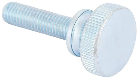 Manubrio a Manubrio a Vite M8 - 10 Pezzi - Acciaio di Carbonio Verniciato - Testa a Nodi - Accessorio - Qualità Professionale - Manubrio a Vite in Acciaio
