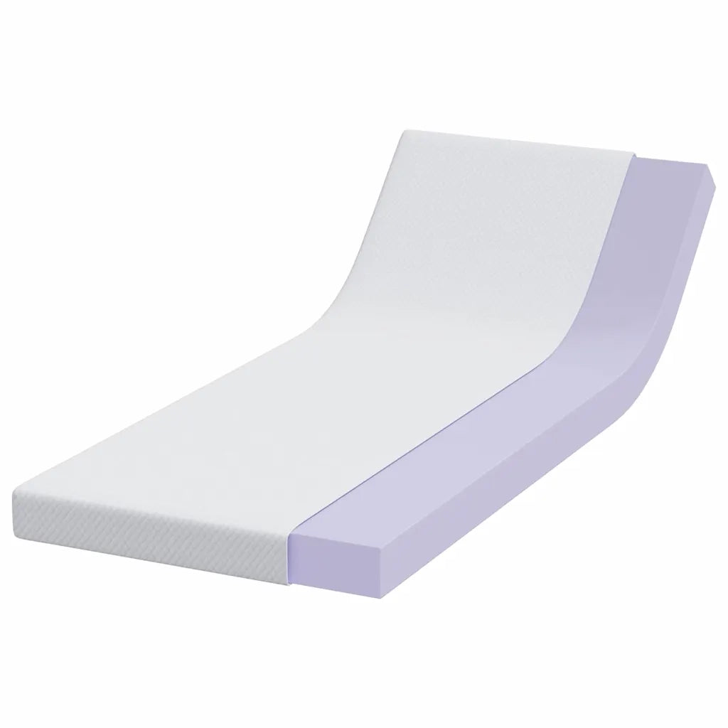 Topper per materasso Bianco 80 x 200 cm Tessuto Jacquard 4106243