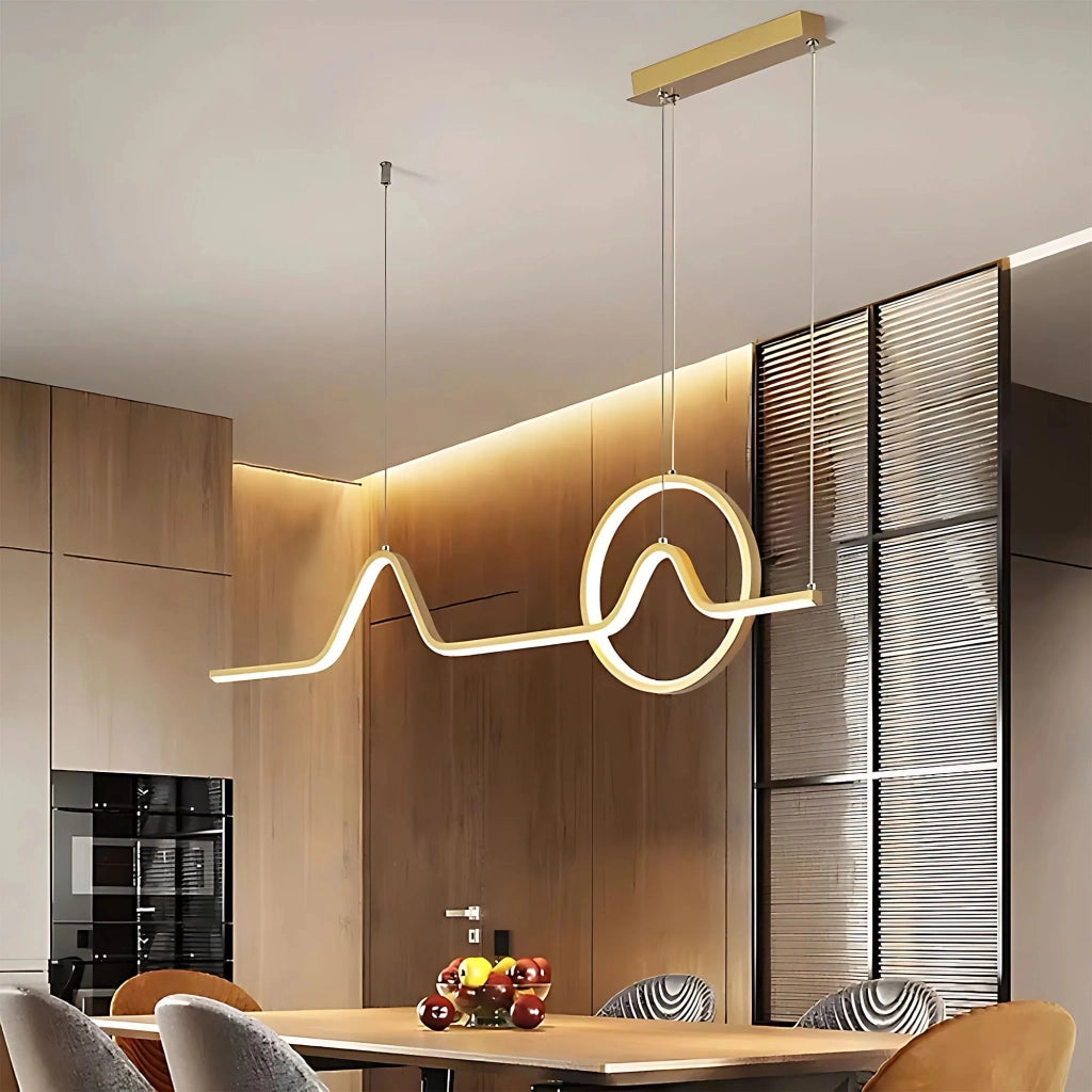 Lampada Led Lhj022-cp 120 Cm Gold
