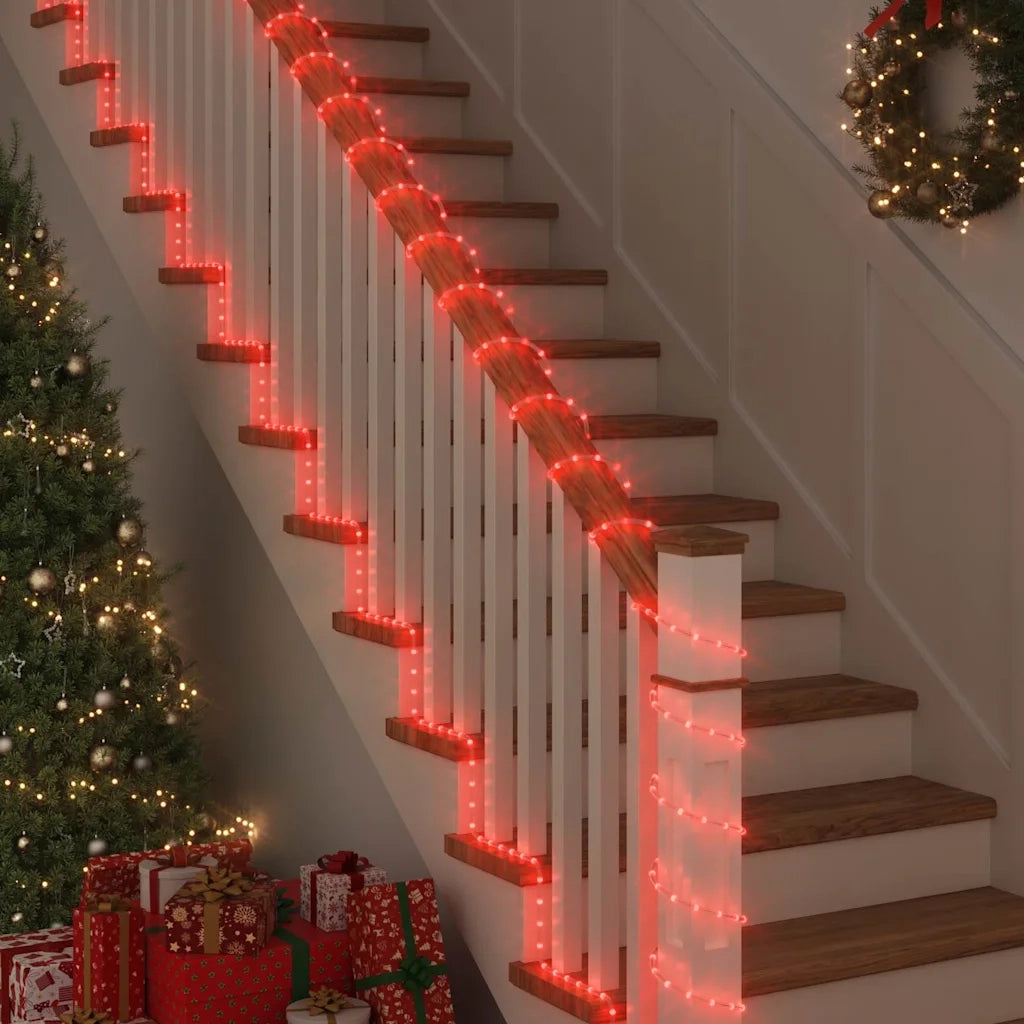 Luce a corda con 2400 LED Rosso 100 m PVC 42018933