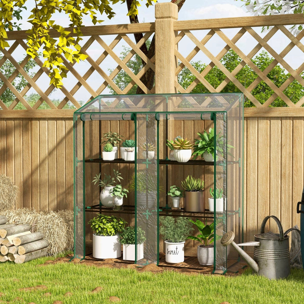 Serra da giardino 3 livelli ¨C Minimal ¨C 143x46x151 cm trasparente
