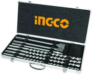 Set punte e scalpelli sds max con valigetta ingco