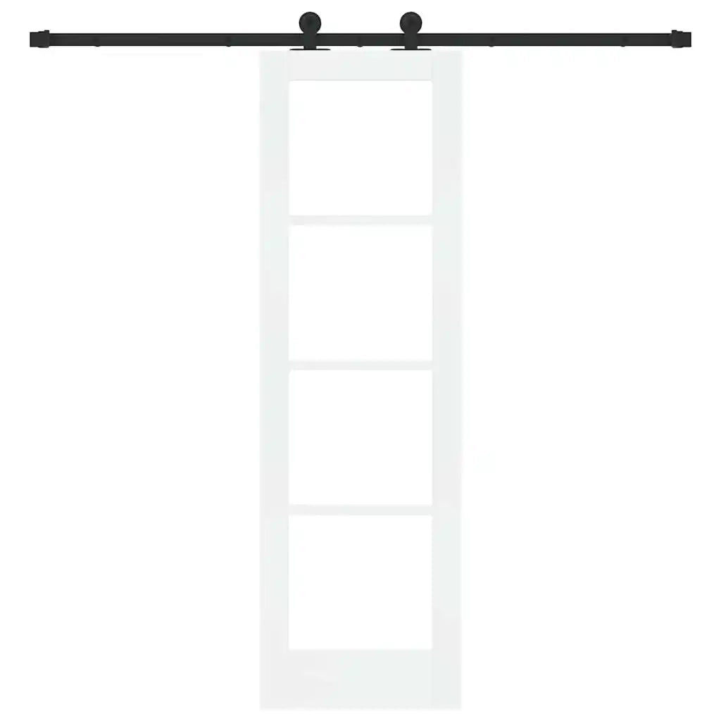 Porta scorrevole ORKDAL Bianco e Nero 61 x 198,5 cm 3332014