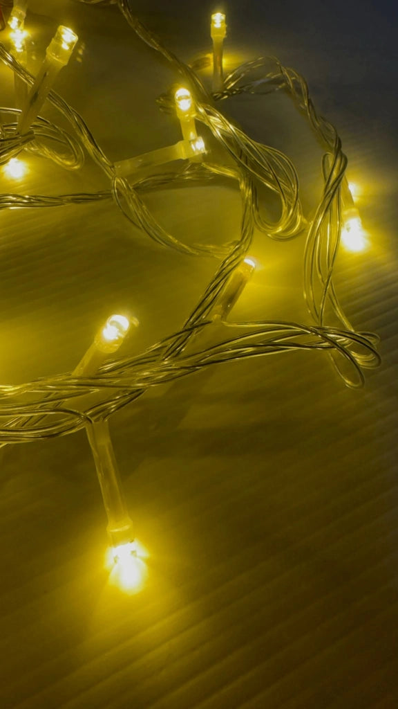 Luci Led per albero di natale decorazione con 8 giochi luce da 10/20/30/50 metri colori misti certificate IP65 prolungabile COLORE LED: BIANCO CALDO, LUNGHEZZA: 50 mt - 500 led