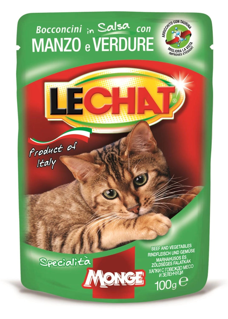 LECHAT BOCCONCINI IN SALSA 100 GRAMMI MANZO E VERDURE