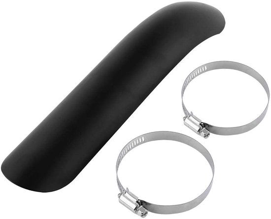 Schiaccianastri Resistente al Calore - Schiaccianastri per Motocicletta - Acciaio Inossidabile - 3 Pezzi - Viti di Regolazione - Montaggio Flessibile - Duraturo e Leggero - Protezione della Scavatura dell'Escarpa
