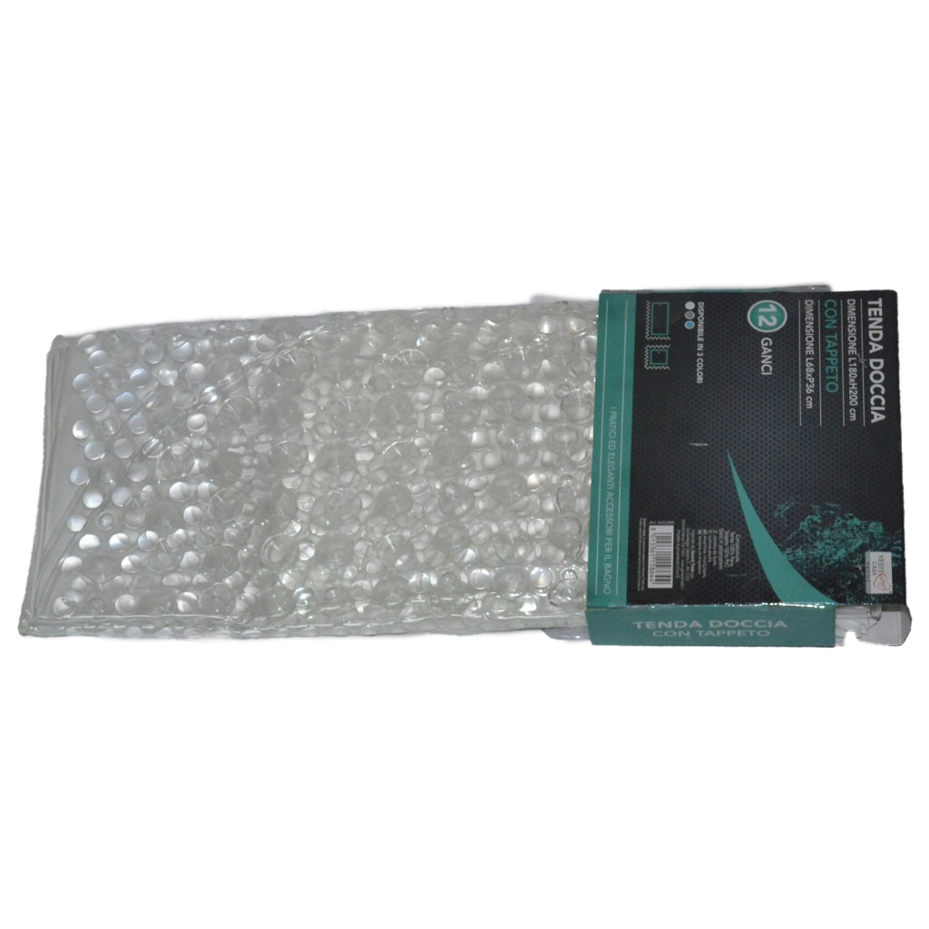 TENDA DOCCIA 180X200+TAPPETO