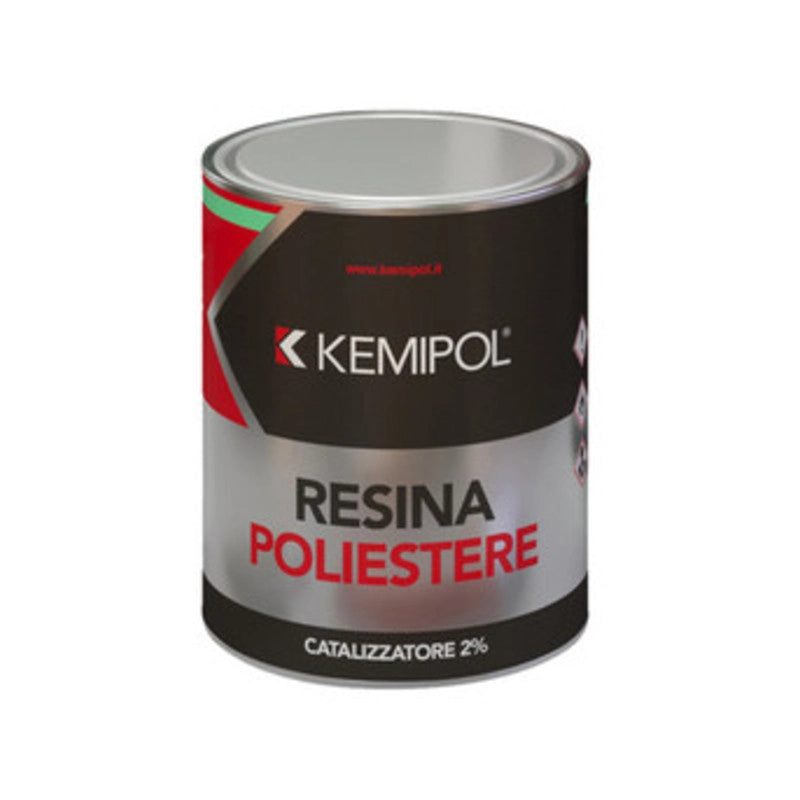RESINA POLIESTERE CON CATALIZZATORE 750 ML- 6,0 pz