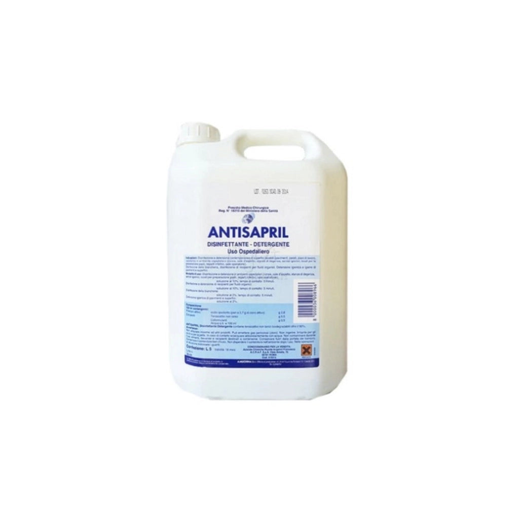 Antisapril 5 Litri, Detergente disinfettante per Settore Ospedaliero | AMUCHINA