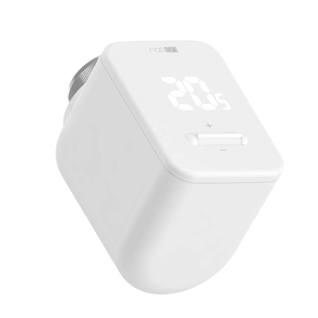 Testina valvola termostatica wireless compatibile LoRaWAN per radiatori Bianco NODON
