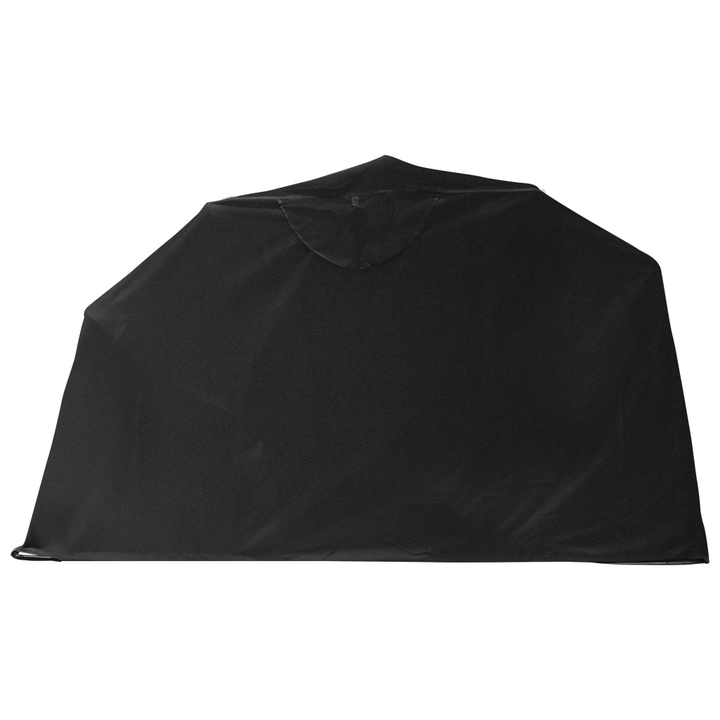 Tenda Moto Media Nero Impermeabile Oxford 600D Garage Portatile in Acciaio