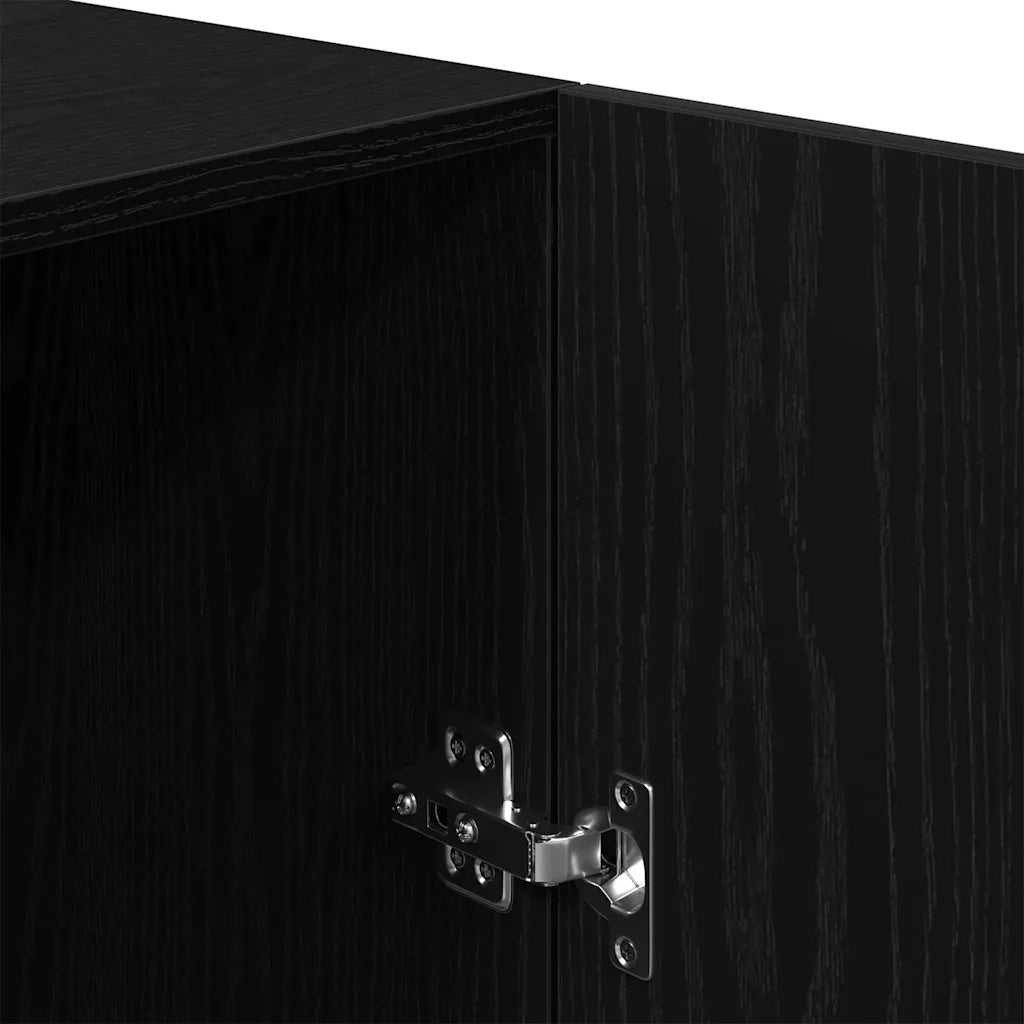 Armadio per Lavatrice Rovere Nero 70,5 x 71,5 x 91,5 cm 862667