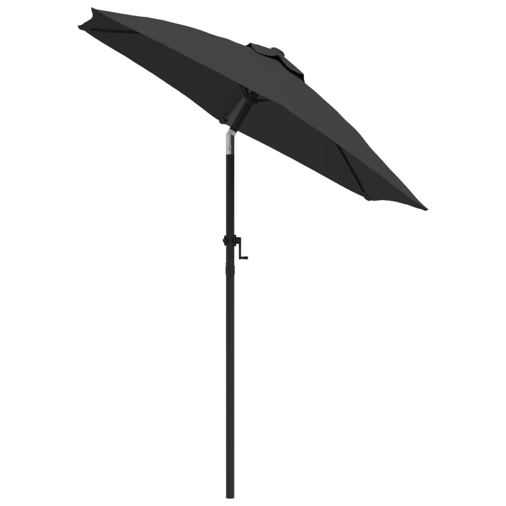 Ombrellone-Ombrello da giardino Antracite 200x224 cm in Alluminio