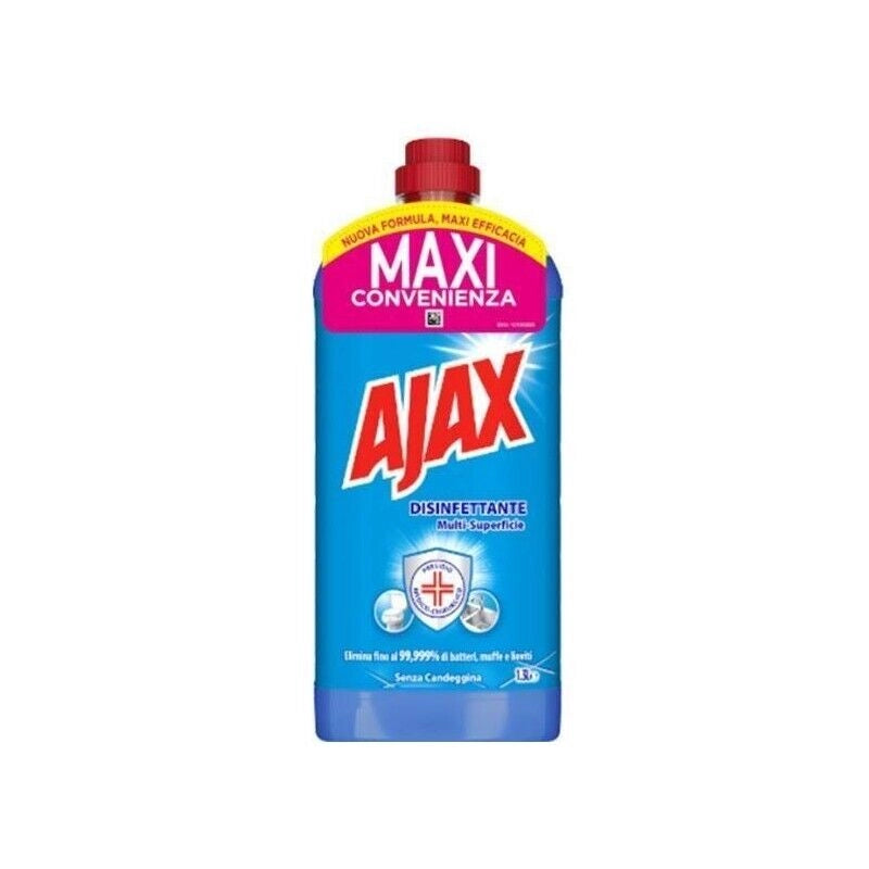 AJAX DETERGENTE PER IL PAVIMENTO IN FORMATO DA 1,25 LT DISINFETTANTE