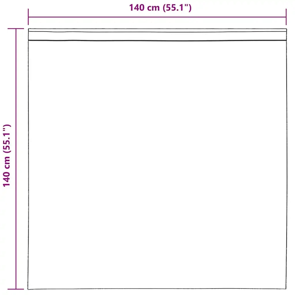 Tende in Voile con Linguetta 2 pz Crema