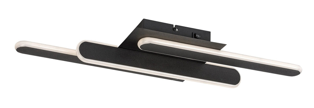 Plafoniera LED moderna nera CCT 18W Sindri Rabalux