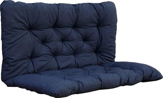 Cuscino per divano, cuscino per sedile, imbottito, 100 x 98 x 8 cm, grigio scuro.