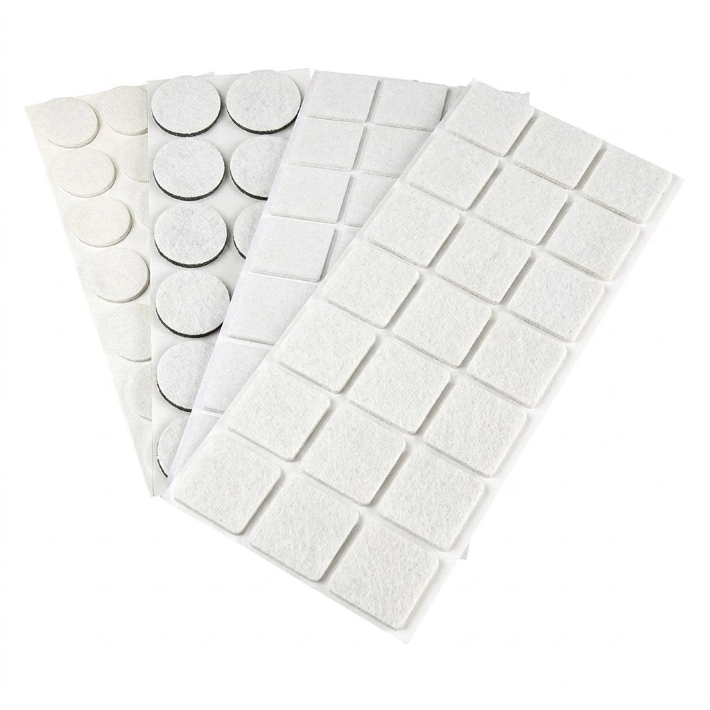 SOTTOSEDIA AUTOADESIVO ø 30 - pz 6 bianco- 10 blister  - Blister Koncreto