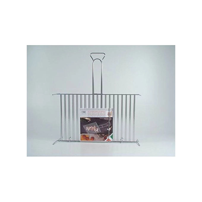 Filtex graticola doppia liscia albergo, filo di ferro cromato, 35x40 cm, uso professionale Ho.Re.Ca, 6 pezzi