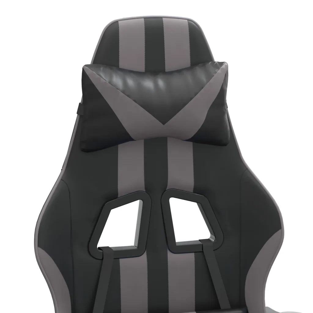 Sedia da Gaming Nera e Grigia in Similpelle 3143822