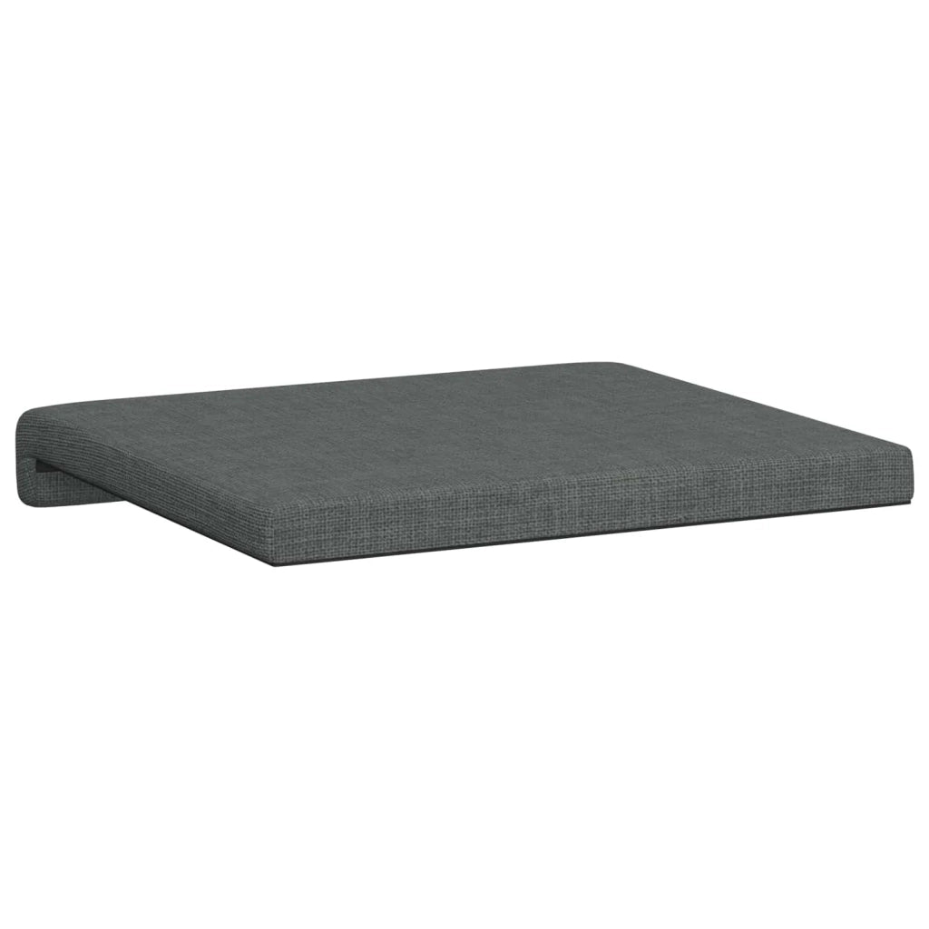 Cuscino per panchina 2 pcs Tessuto Grigio Scuro 42043009