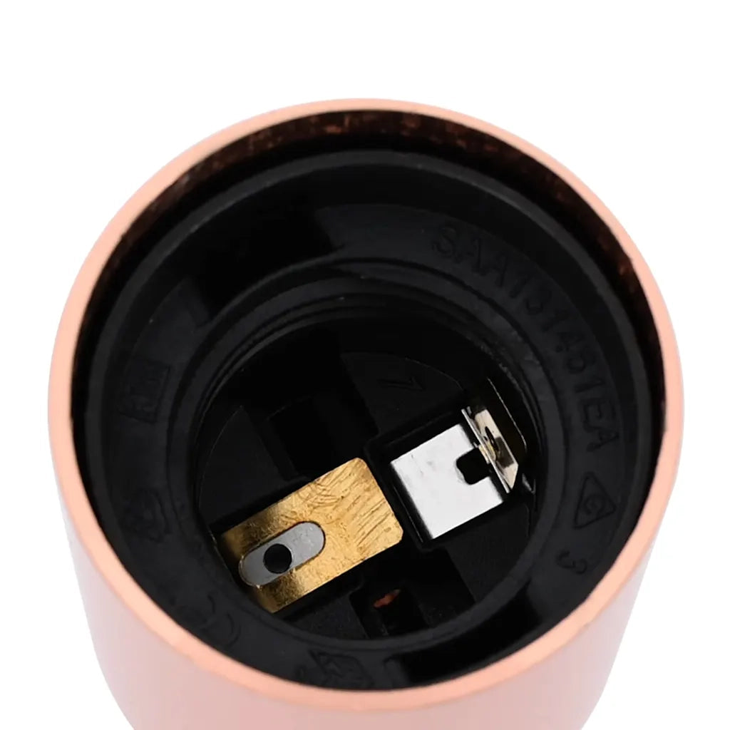 Portalampada 2 pz Oro Rosa E27 4106531