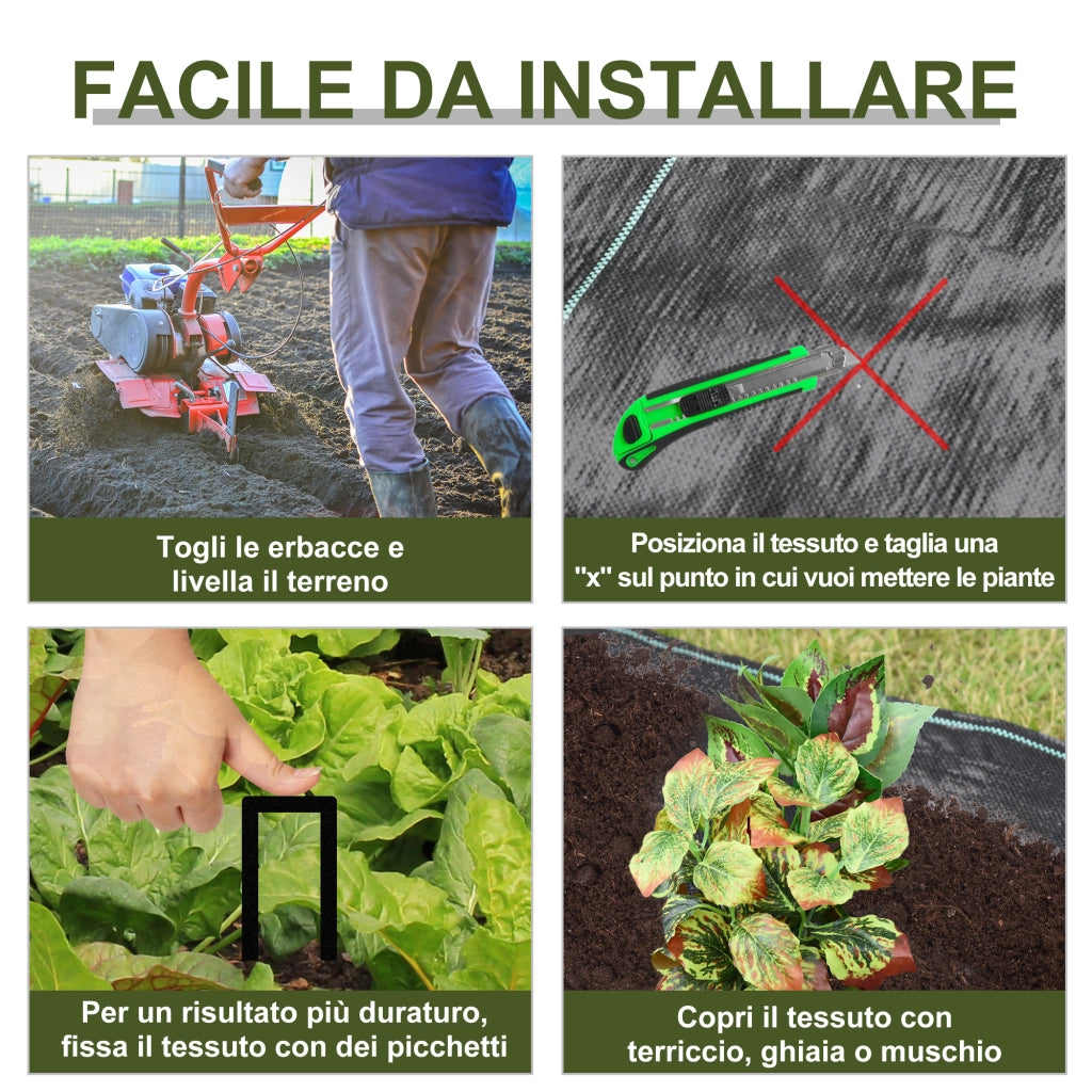 Telo Pacciamatura ¨C Minimal ¨C Nero 50x1 m PP